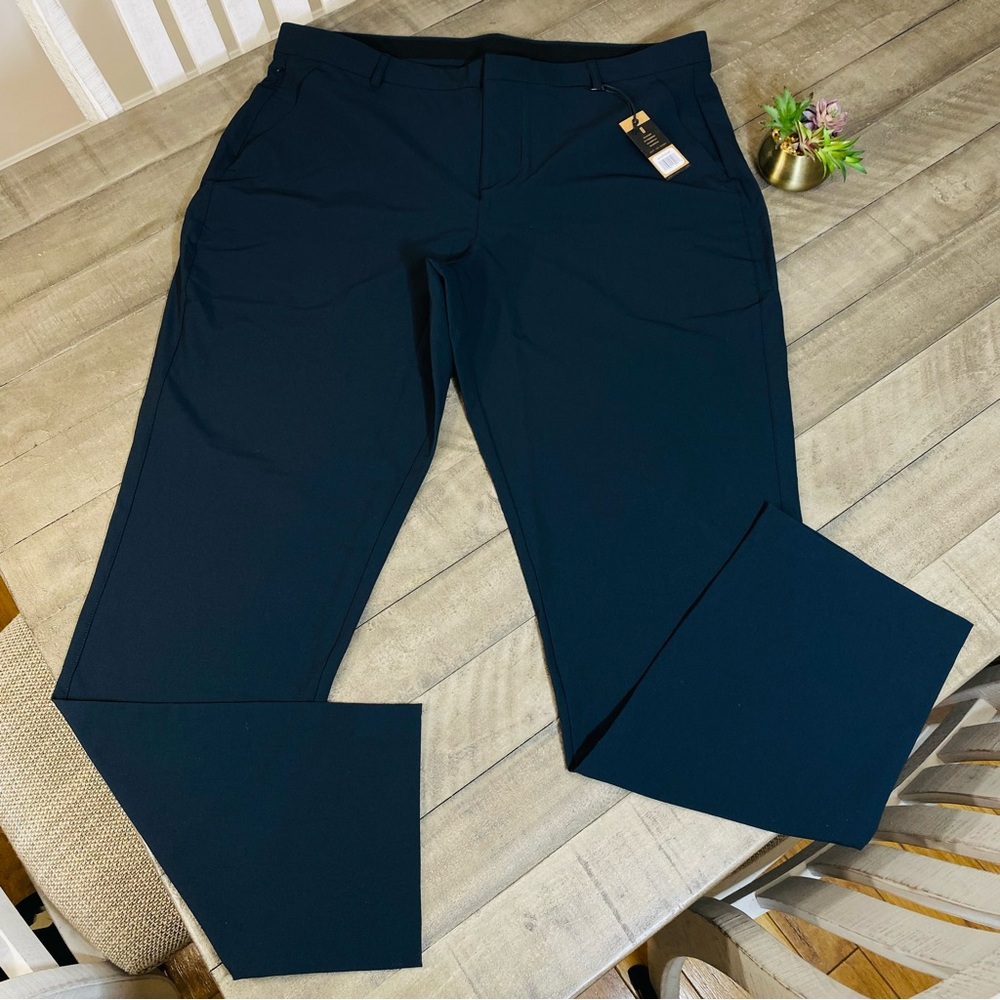 NOBULL Performance Pants In A Dark Navy Blue Men's Size W40 L34 - Picture 2 of 9